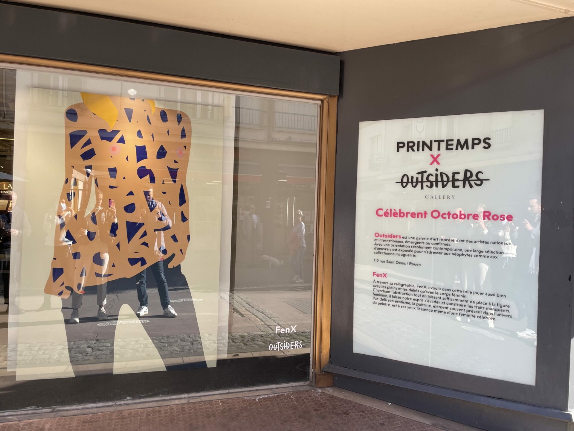 Partenariat Printemps et Outsiders Galerie : FenX